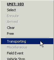 Transport Status